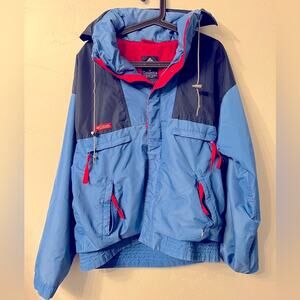 Vintage Columbia Ski Coat Vamoose Winter Jacket with Removable Hood Size Large